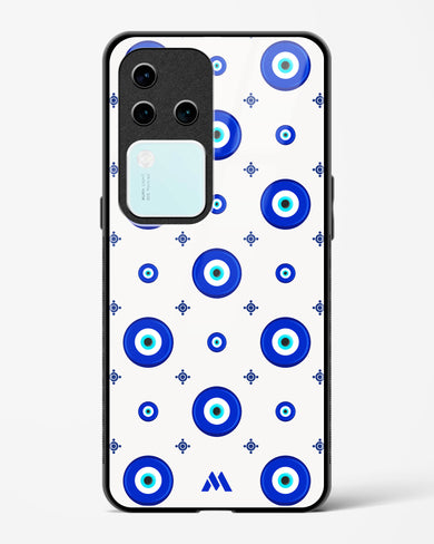 Evil Eye Array Glass Case Phone Cover (Vivo)