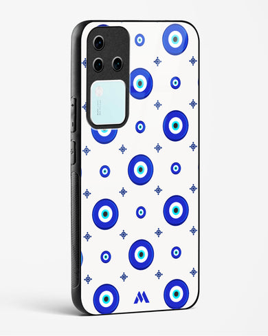 Evil Eye Array Glass Case Phone Cover (Vivo)