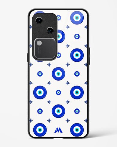 Evil Eye Array Glass Case Phone Cover (Vivo)