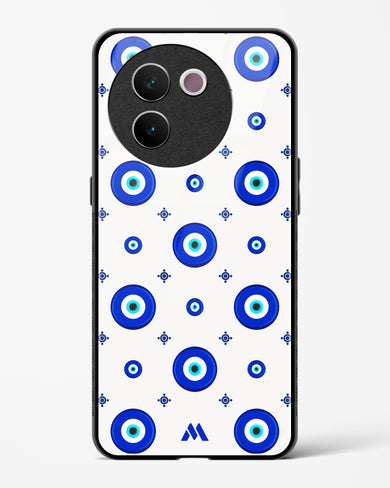 Evil Eye Array Glass Case Phone Cover (Vivo)