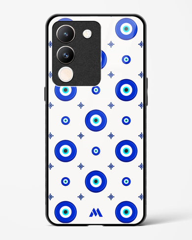 Evil Eye Array Glass Case Phone Cover (Vivo)
