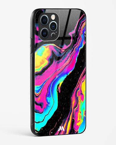 Vibrant Confluence Glass Case Phone Cover (Apple)