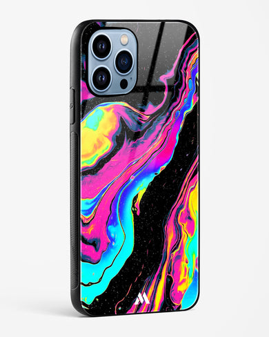 Vibrant Confluence Glass Case Phone Cover (Apple)