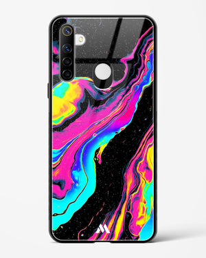 Vibrant Confluence Glass Case Phone Cover-(Realme)