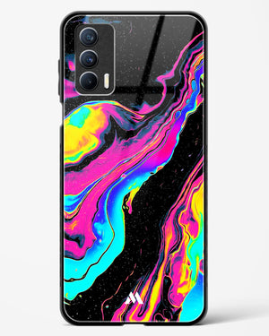 Vibrant Confluence Glass Case Phone Cover-(Realme)