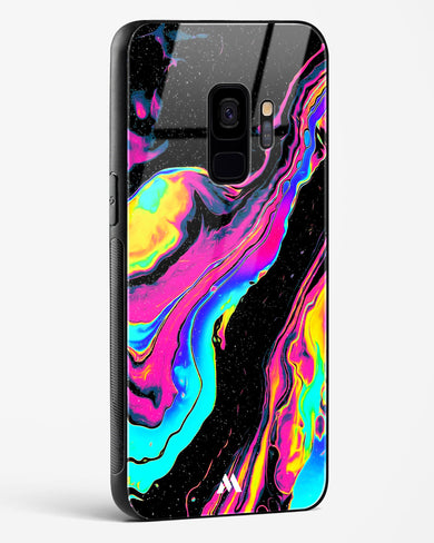 Vibrant Confluence Glass Case Phone Cover-(Samsung)