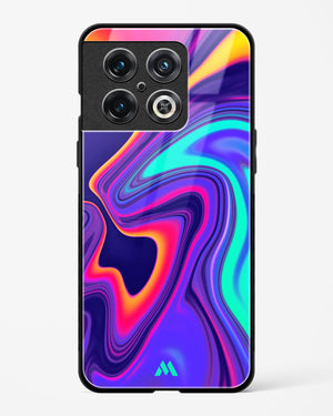 Colourful Swirls Glass Case Phone Cover-(OnePlus)