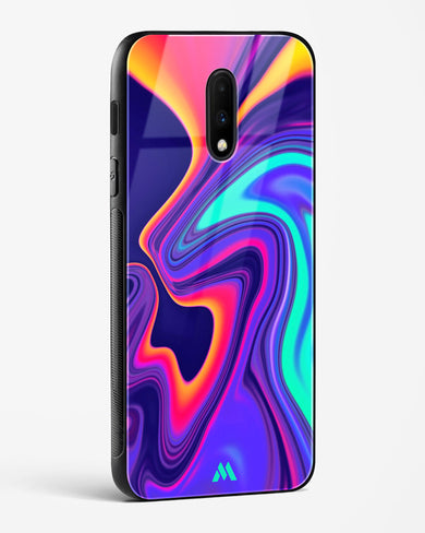 Colourful Swirls Glass Case Phone Cover (OnePlus)