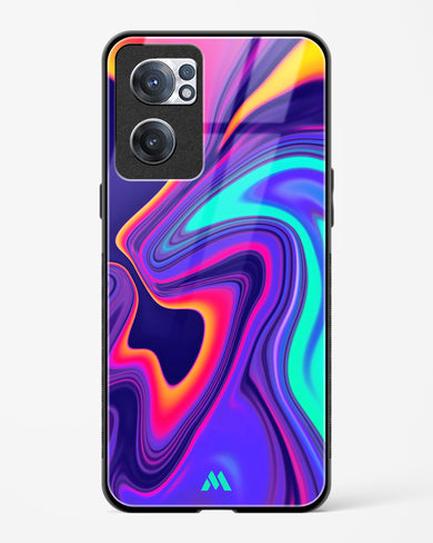 Colourful Swirls Glass Case Phone Cover (OnePlus)