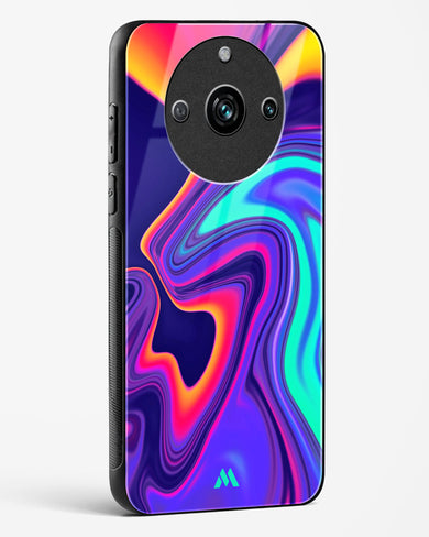 Colourful Swirls Glass Case Phone Cover (Realme)