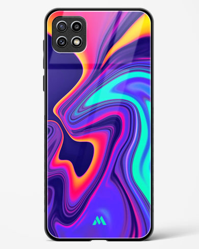 Colourful Swirls Glass Case Phone Cover (Samsung)