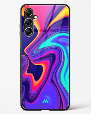 Colourful Swirls Glass Case Phone Cover-(Samsung)
