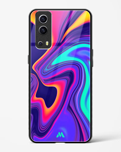 Colourful Swirls Glass Case Phone Cover (Vivo)