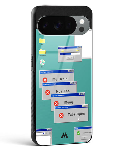 Too Many Open Tabs Glass Case Phone Cover (Google)