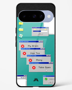 Too Many Open Tabs Glass Case Phone Cover (Google)
