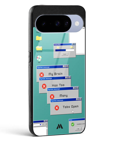 Too Many Open Tabs Glass Case Phone Cover (Google)
