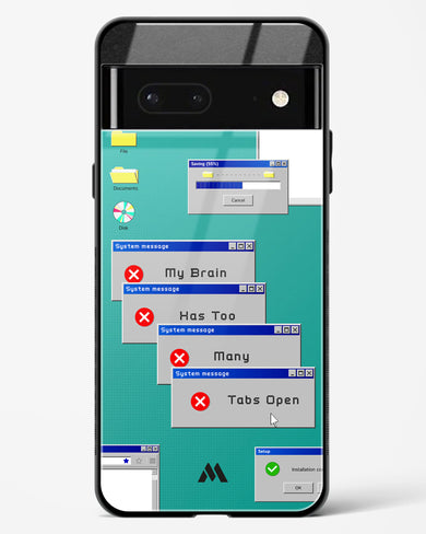Too Many Open Tabs Glass Case Phone Cover (Google)