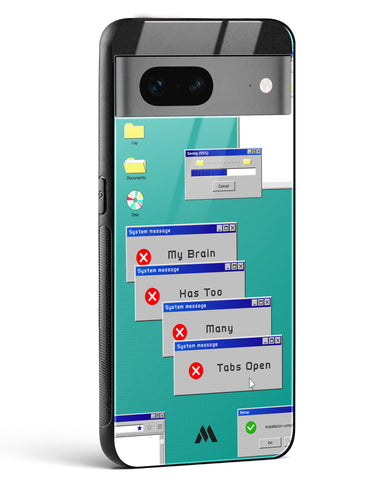 Too Many Open Tabs Glass Case Phone Cover (Google)