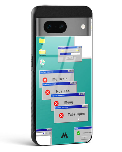 Too Many Open Tabs Glass Case Phone Cover (Google)