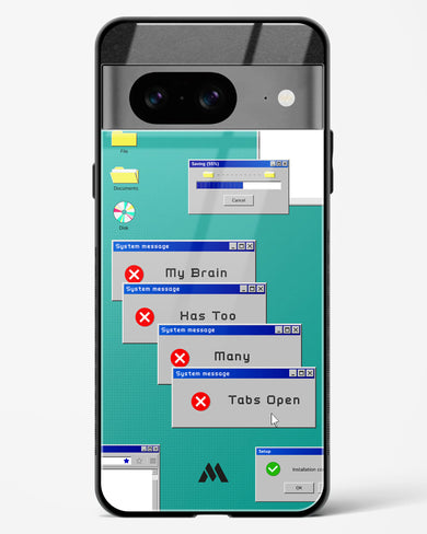 Too Many Open Tabs Glass Case Phone Cover (Google)