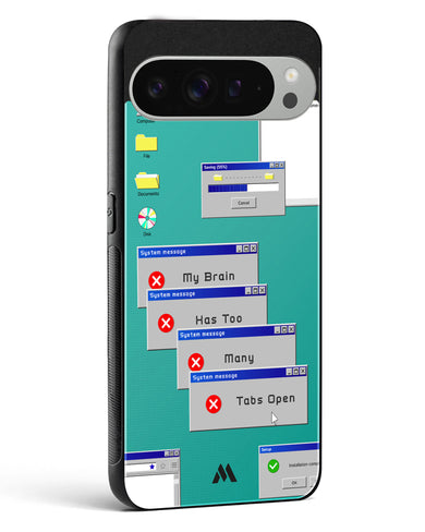 Too Many Open Tabs Glass Case Phone Cover (Google)