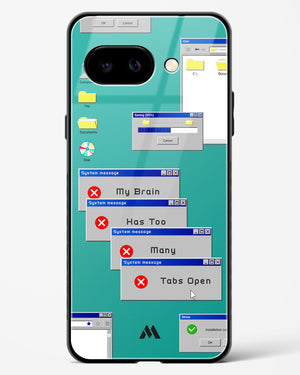 Too Many Open Tabs Glass Case Phone Cover (Google)