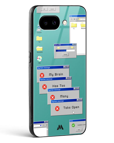 Too Many Open Tabs Glass Case Phone Cover (Google)