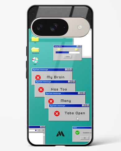 Too Many Open Tabs Glass Case Phone Cover (Google)