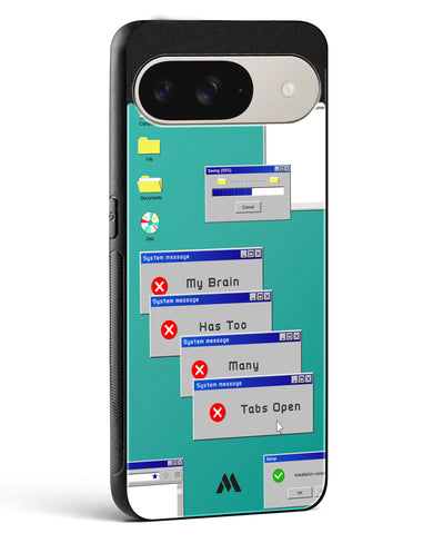 Too Many Open Tabs Glass Case Phone Cover (Google)