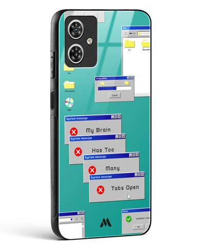 Too Many Open Tabs Glass Case Phone Cover (Motorola)
