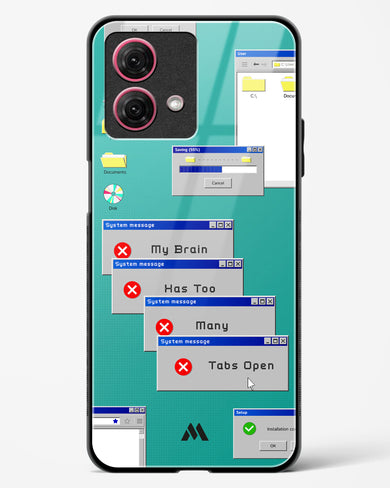 Too Many Open Tabs Glass Case Phone Cover (Motorola)