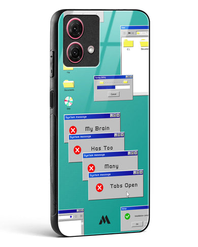 Too Many Open Tabs Glass Case Phone Cover (Motorola)