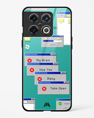 Too Many Open Tabs Glass Case Phone Cover (OnePlus)