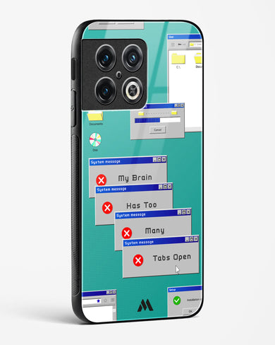 Too Many Open Tabs Glass Case Phone Cover (OnePlus)