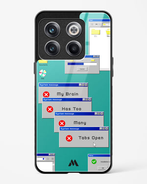Too Many Open Tabs Glass Case Phone Cover (OnePlus)