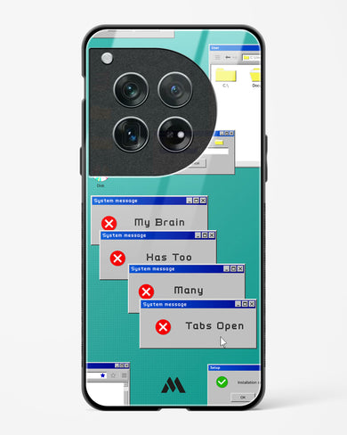 Too Many Open Tabs Glass Case Phone Cover (OnePlus)