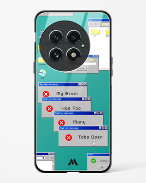 Too Many Open Tabs Glass Case Phone Cover (OnePlus)