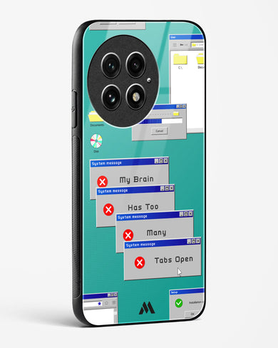 Too Many Open Tabs Glass Case Phone Cover (OnePlus)