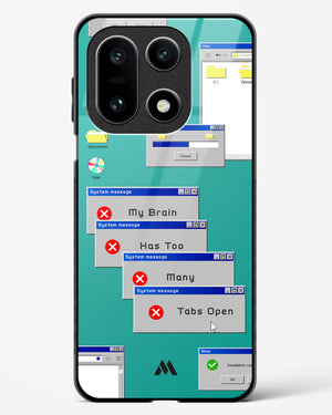 Too Many Open Tabs Glass Case Phone Cover (OnePlus)
