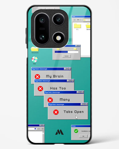 Too Many Open Tabs Glass Case Phone Cover (OnePlus)