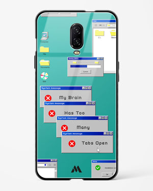 Too Many Open Tabs Glass Case Phone Cover (OnePlus)