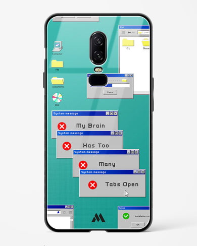 Too Many Open Tabs Glass Case Phone Cover (OnePlus)