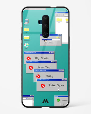 Too Many Open Tabs Glass Case Phone Cover (OnePlus)