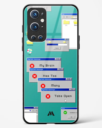 Too Many Open Tabs Glass Case Phone Cover (OnePlus)