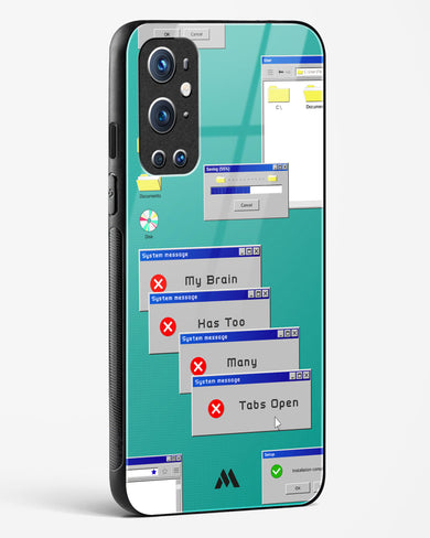 Too Many Open Tabs Glass Case Phone Cover (OnePlus)