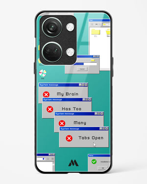 Too Many Open Tabs Glass Case Phone Cover (OnePlus)