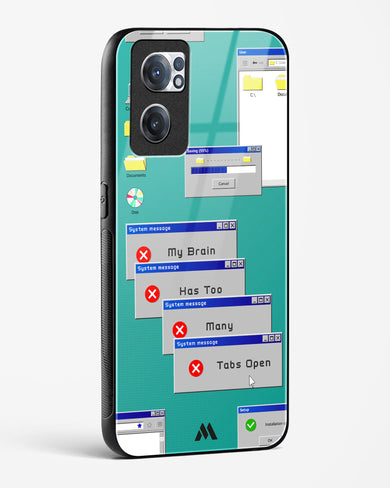 Too Many Open Tabs Glass Case Phone Cover (OnePlus)