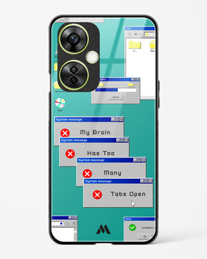 Too Many Open Tabs Glass Case Phone Cover (OnePlus)