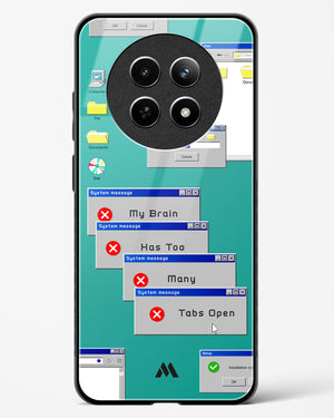 Too Many Open Tabs Glass Case Phone Cover (Realme)