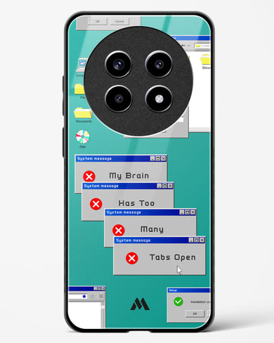 Too Many Open Tabs Glass Case Phone Cover (Realme)